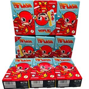 9x The Flash Adhesive Bandages For Kids L 14 Ct Per Box